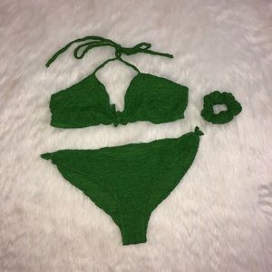 “Green Ivy” Bathing Suit